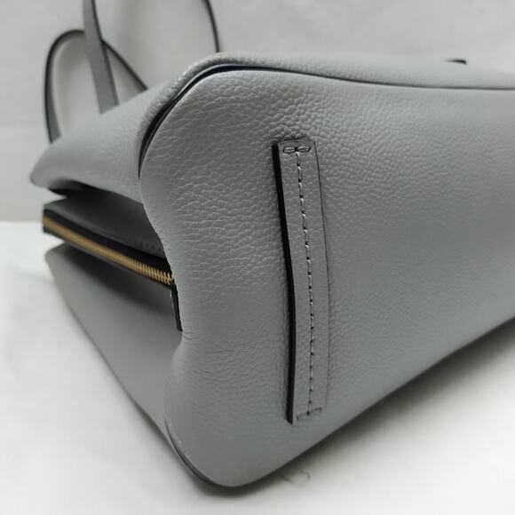 Marc Jacobs Women`s The Editor Griffin Rock Grey Zipper Satchel Shoulder Bag - Picture 7 of 16